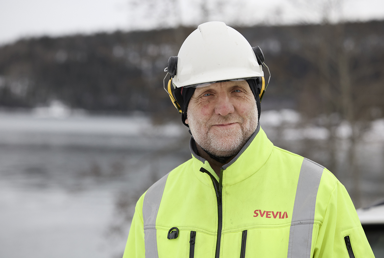 Mikael Olsson, Svevia. Foto: Torbjörn Bergkvist