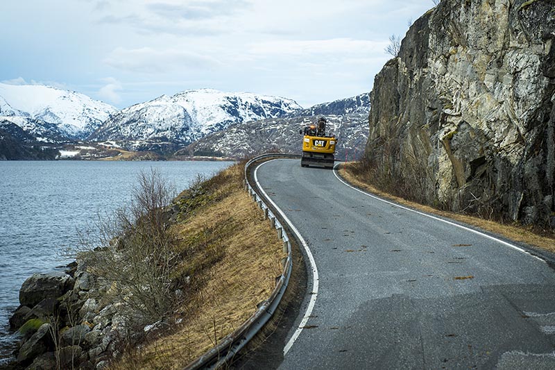 Svevia, drift och underhåll av vägar, Stjørdal, Norge